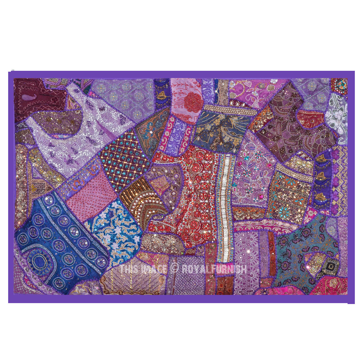 Unique Vintage Expensive Beads Works and Vintage Patchwork Indian