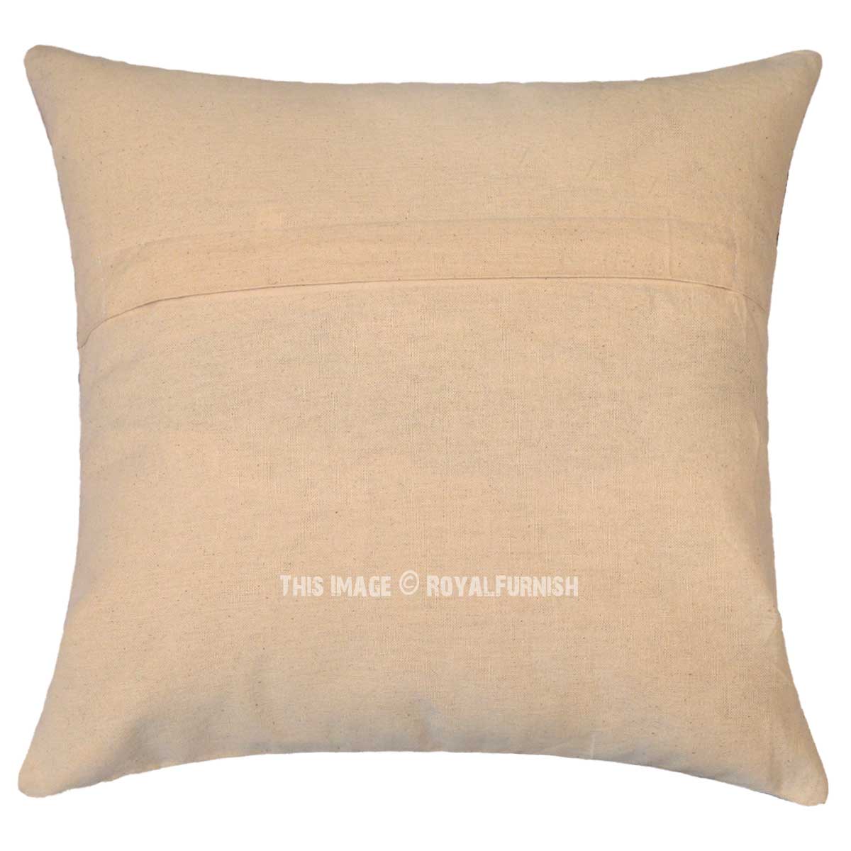 16" Cotton Decorative Embroidered Rajasthani Camel Throw Pillow Cover