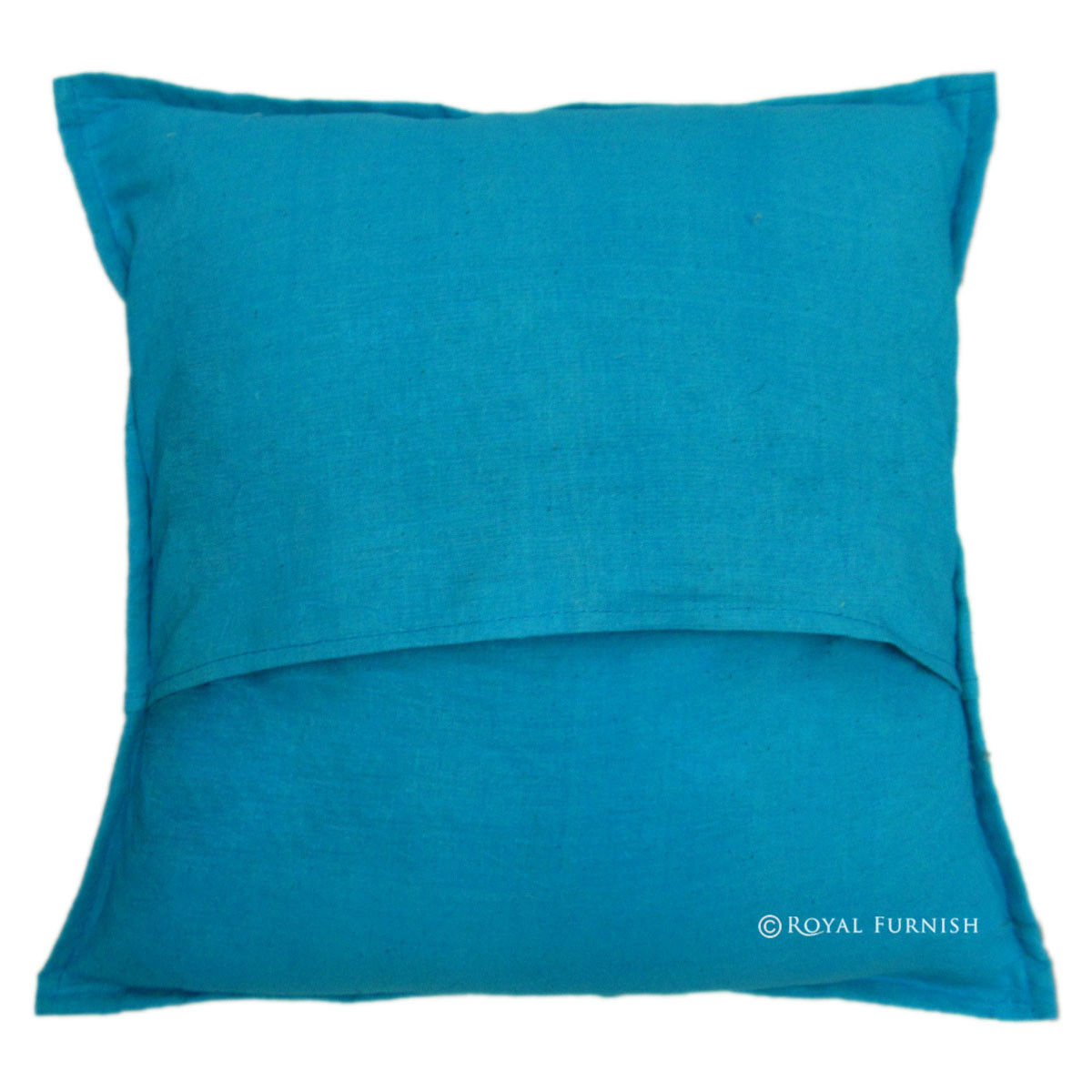 Elegant Handmade Heavy Beaded Indian Vintage Throw Pillow