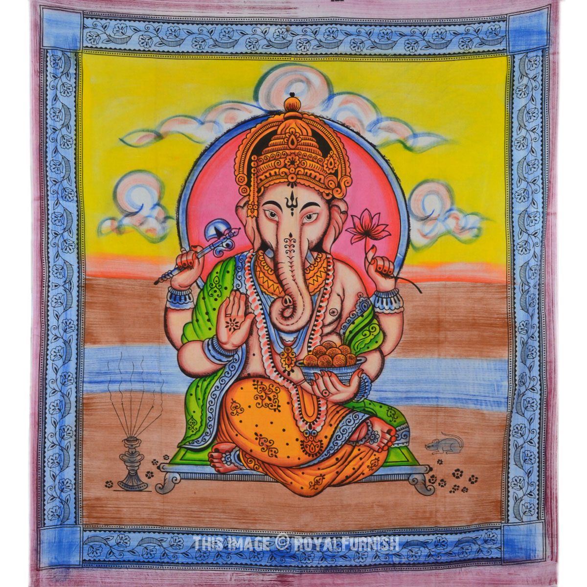 Canvas Print Lord Ganesha Tapestry Wall Hanging