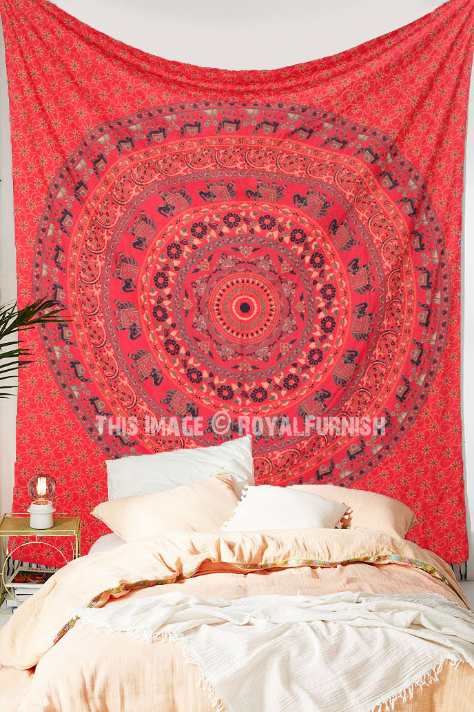 Red tapestry sales wall hangings