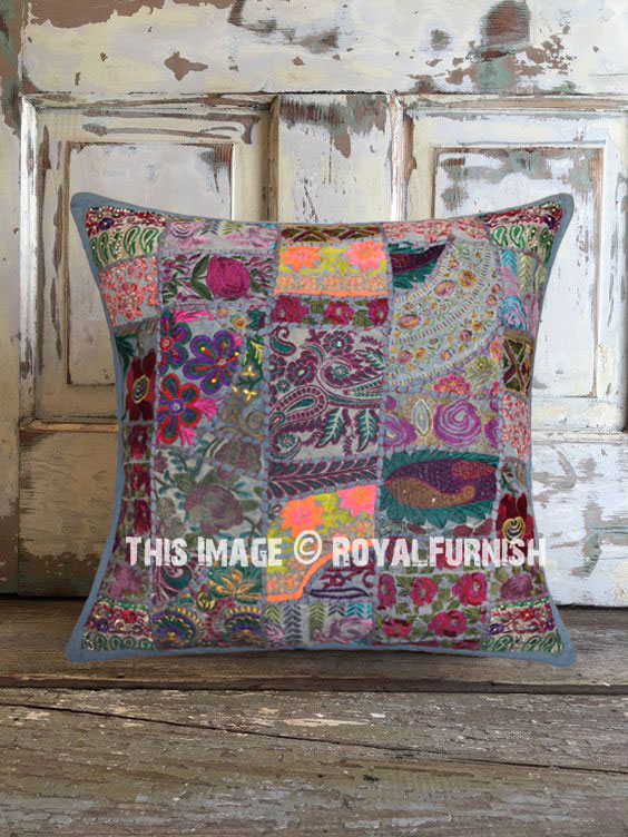 Patchwork discount pillow shams