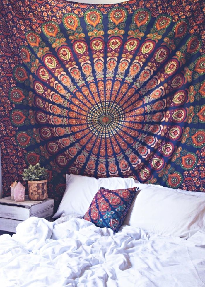Details about   Mandala Boho Hippie Tapestry Wall Hanging Psychedelic Bedspread Blanket aq usyn 
