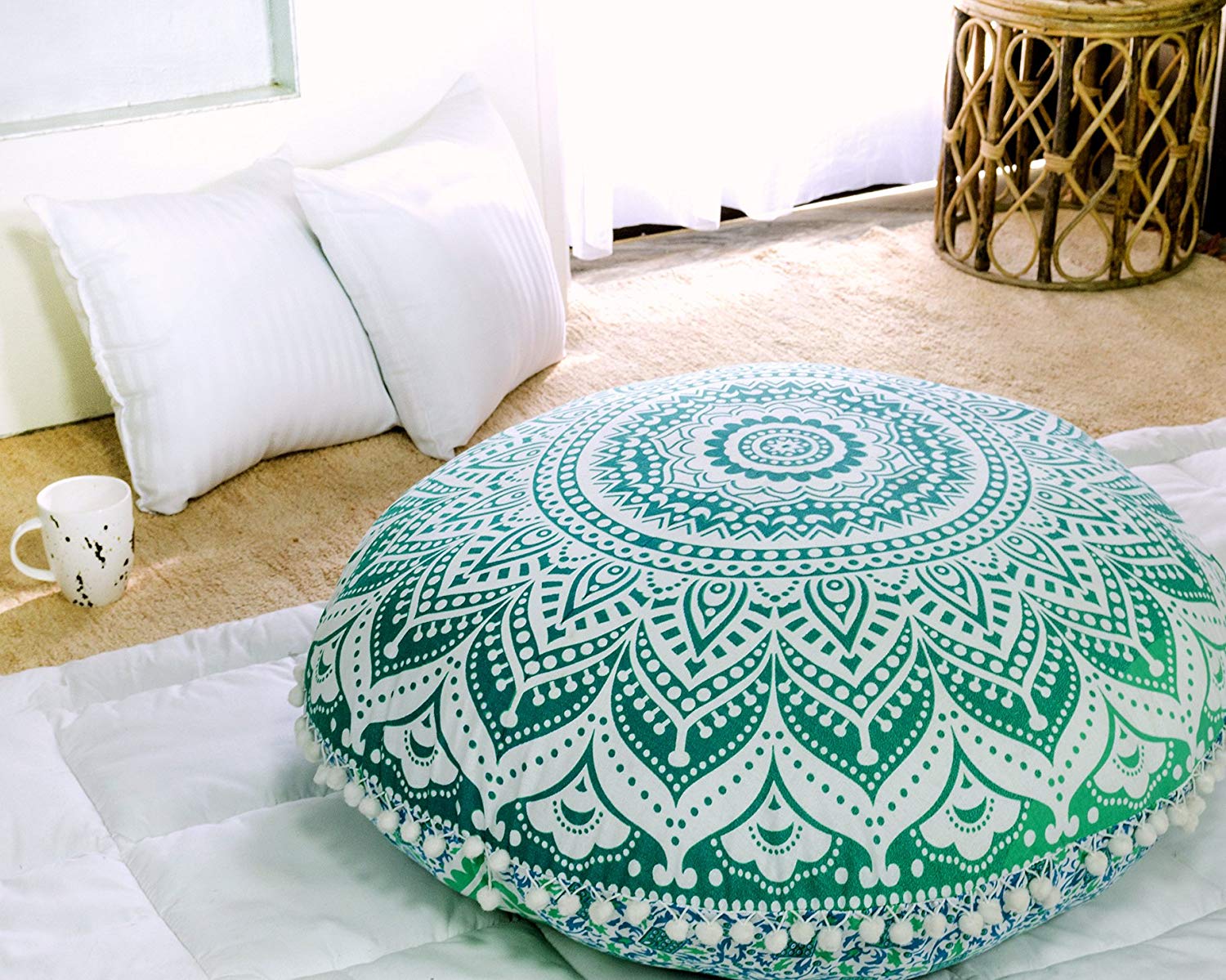 round floor pillow