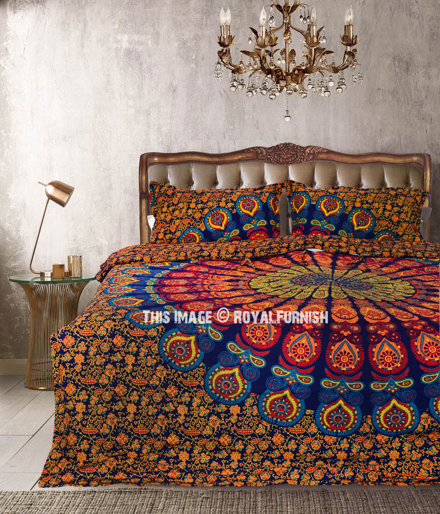 Hippie 100/% Cotton Indian Donna Duvet Cover Bohemian Bedding Bedspread Decor