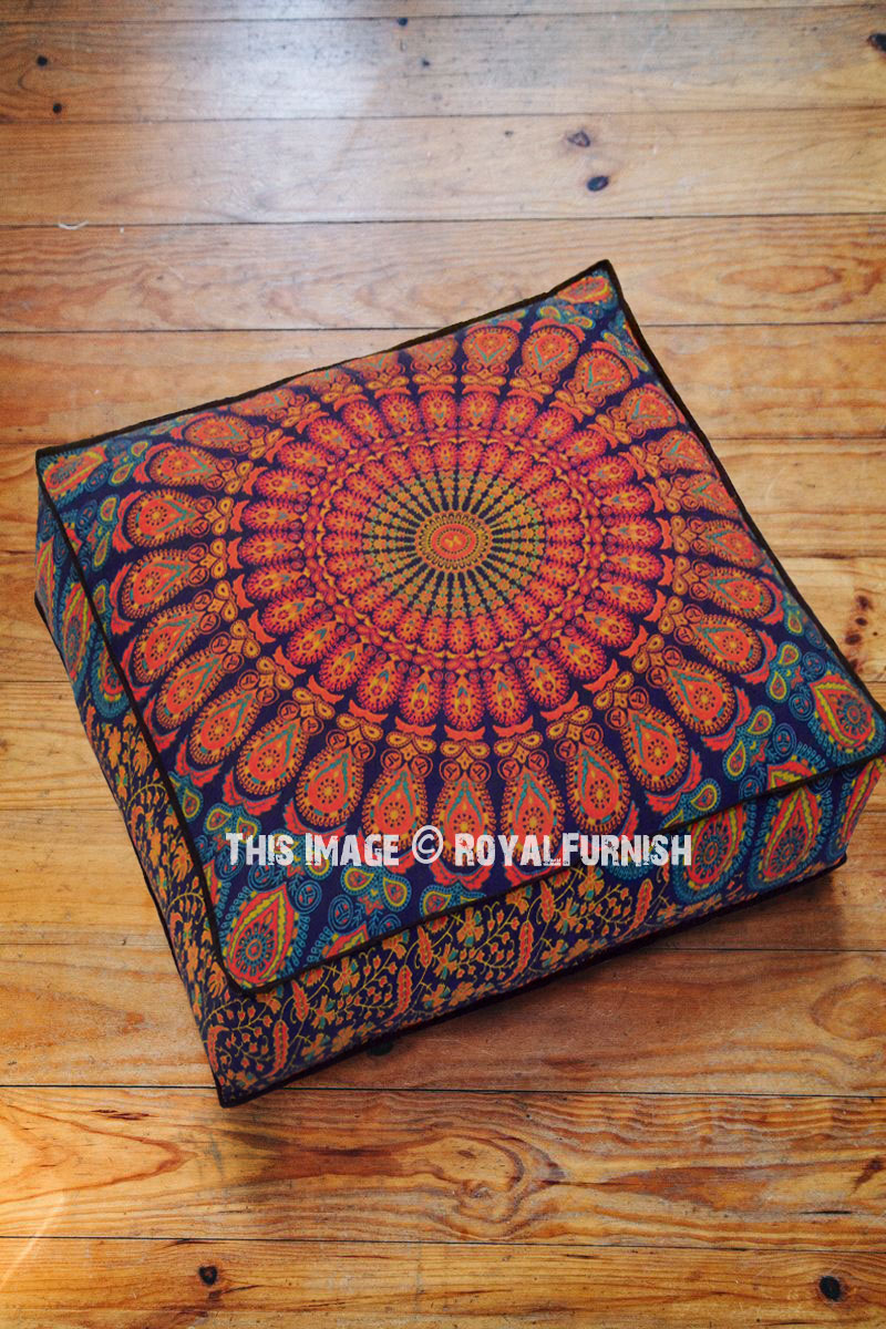 hippie floor pillows