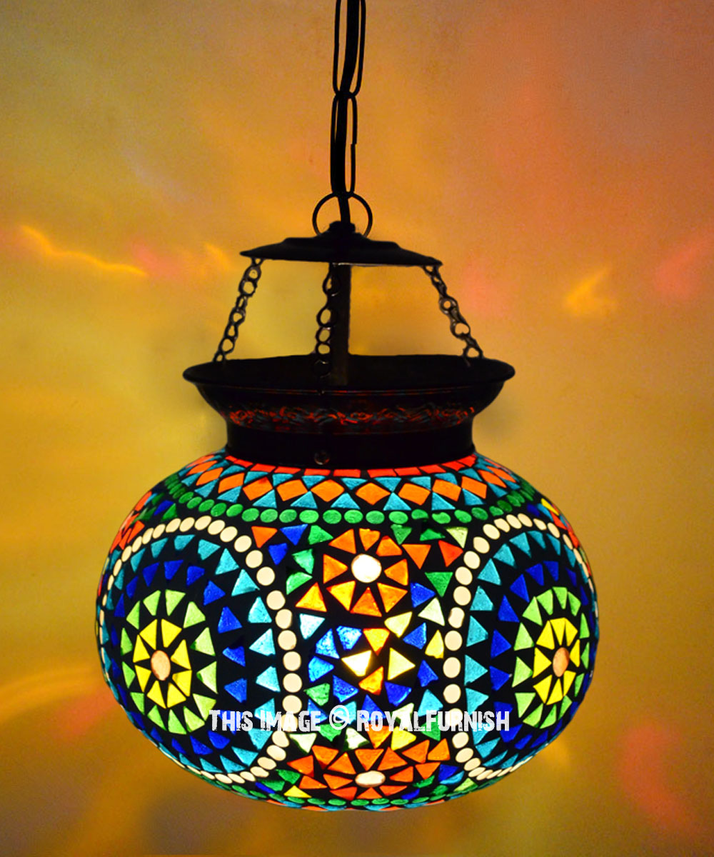 Turkish Pattern Lantern Pendant Lamp Laser Cut Light