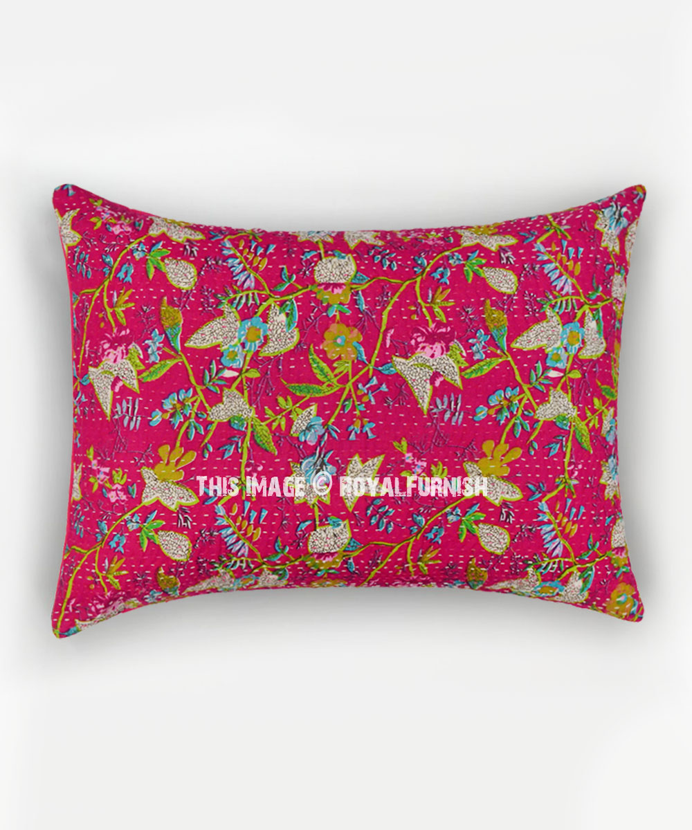 Flower Boho Colorful Standard Pillow 