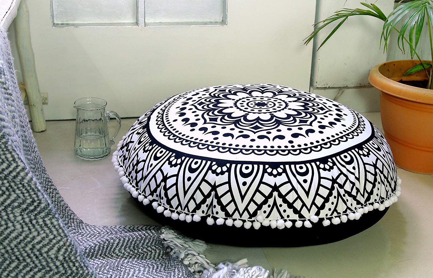 Large round floor cushions hotsell