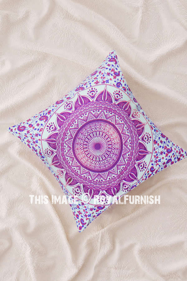 Pink outlet ombre pillow