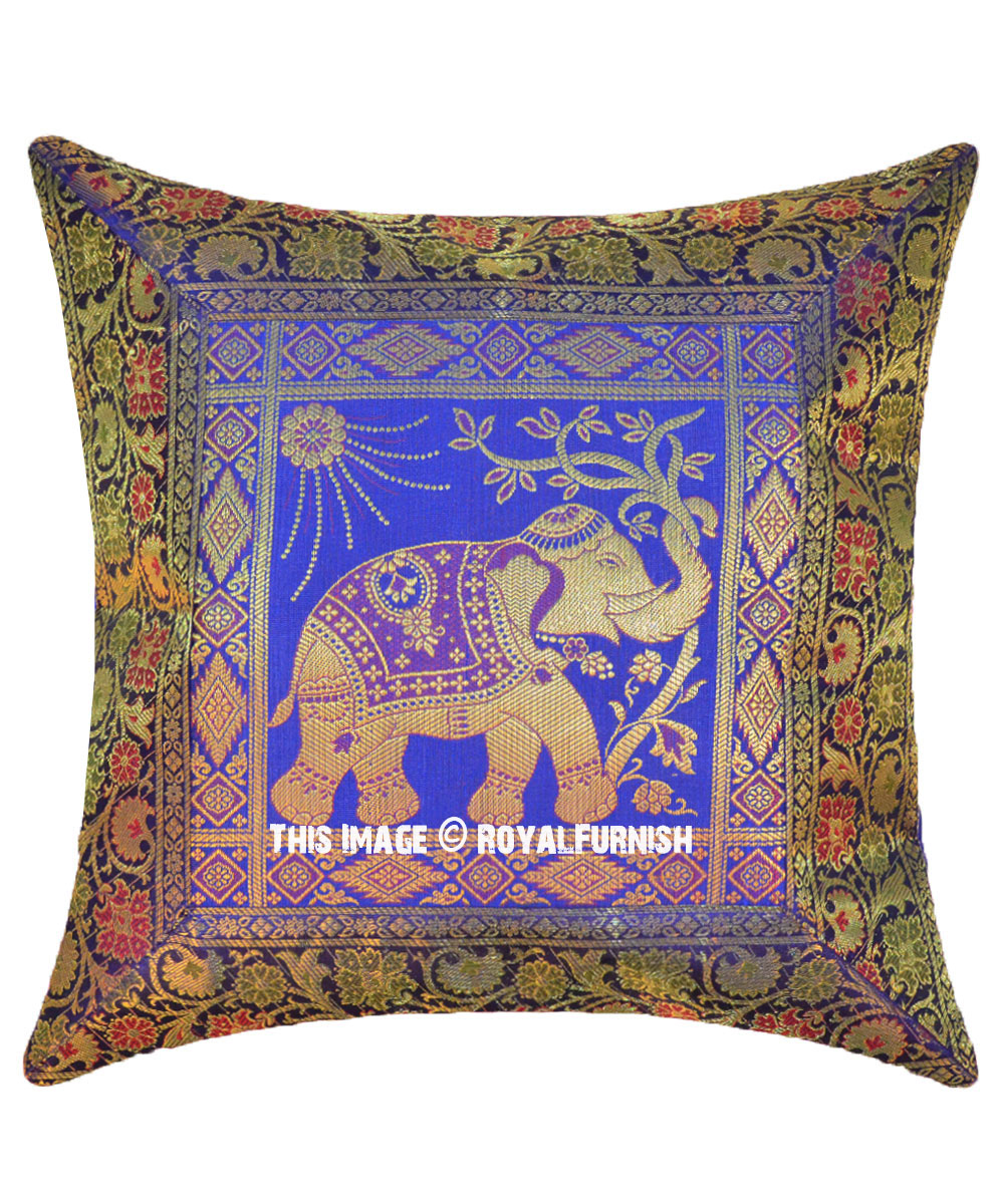 elephant accent pillow