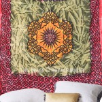 Multi Celtic Knot Diamond Theme Indian Tapestry, Hippie Bedding