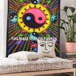 Colorful Chinese Yin Yang Hippie Tapestry