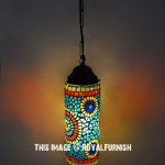 Colorful Turkish Cylinder Pendant Light Lantern