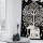 Small Twin Black & White Tree Elephant Wall Tapestry