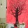 Red Twin Size Desert Tree of Life Tie Dye Tapestry Wall Hanging