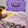 Purple Celtic Forest Hunter Man Tie Dye Tapestry, Cotton Sheet Wall Hanging