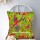 16" Inch Green Decorative Bird Paradise Needlework Kantha Toss Pillow