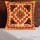 16" Decorative Floral Hand Embroidered Accent Square Indian Pillow Cover
