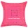 24" Pink Big Square Mirrored Decorative Throw Pillow Case