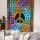 Tie Dye Hippie Peace Sign Hippy Tapestry Wall Hanging