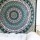 Royal Plum and Bow Medallion Tapestry, Hippie Mandala Wall Hanging