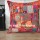 Red Multi Boho Patchwork Decorative Cotton Pillow Cover 24x24