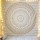 Sparkly Gold & White Mandala Wall Tapestry Boho Room Decor