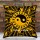 Yellow and Black Yin Yang Decorative Tie Dye Pillow Cover 16X16
