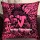 Pink Fairy Queen Featuring Decorative Tie Dye Square Throw Pillow Cover 16X16