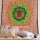 Orange Multi Turtle Mandala Tapestry