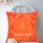 Orange Decorative and Accent Mirror Embroidered Throw Pillow Cover