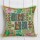 Green One-Of-A-Kind Boho Patchwork Embroidered Pillow Case 18X18