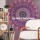 Small Purple Ghoomar Art Featuring Mandala Tapestry