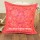 Pink Multi Small Star Mirrored Unique Cotton Throw Pillow Cover 16X16 Inch