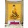 Large Yellow Indian Meditating Buddha Batik Tapestry, Yoga Tapestry