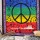 Colorful Peace Sign Symbol Tapestry