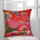 16" Inch Red Tropical Kantha Decorative Throw Pillow Case Sham 