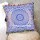 16" Blue Pom Pom Classic Ombre Mandala Throw Pillow Cover
