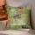 24" Green Indian Patchwork Embroidered Throw Pillow Cushion Case Sham
