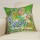 16" Green Paisley Decorative Indian Kantha Handmade Pillow Case