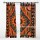 Multicolor Celestial Sun Moon & Planets Tapestry Curtain Panel Pair