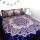 Blue & Gold Passion Ombre Boho Mandala Duvet Covers with Set of 2 Pillow Covers