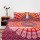 Maroon Multi Cool Floral Mandala Duvet Covers with Set of 2 Pillow Covers