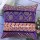 Unique Purple Handmade Silk Throw Pillow Cover 16X16 Inch