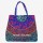Blue Plum And Bow Colorful Mandala Designer Beach Bag for Women