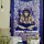 Twin Purple OM & Deity Shiva Tapestry, Yoga Batik Wall Hanging