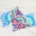 Turquoise Camellias Bohemian Mandala Bed Pillow Covers Set of 2