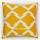 Yellow Geometric Square Velvet Throw Pillow Cover 16X16 Inch