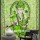 Green Indian Lord Ganesha Wall Tapestry Batik Print